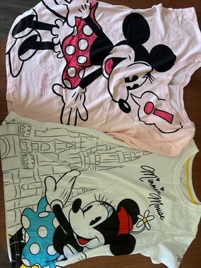 Disney Shanghai Resort graphic tees, bundle of two